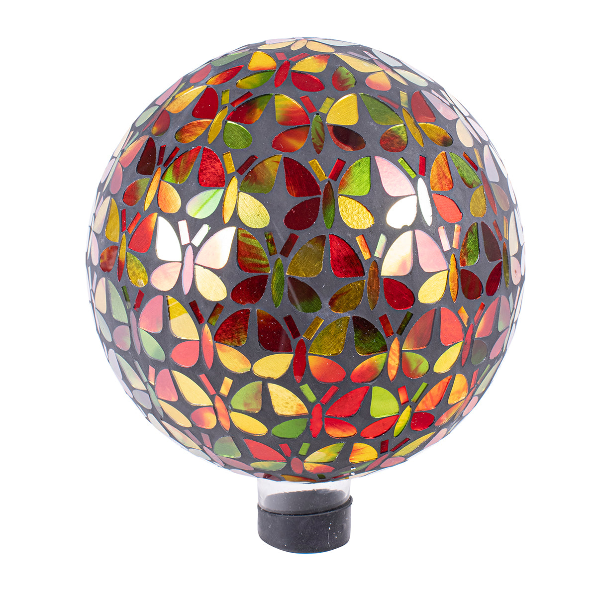 10" Sunburst Butterfly Mosaic Gazing Globe