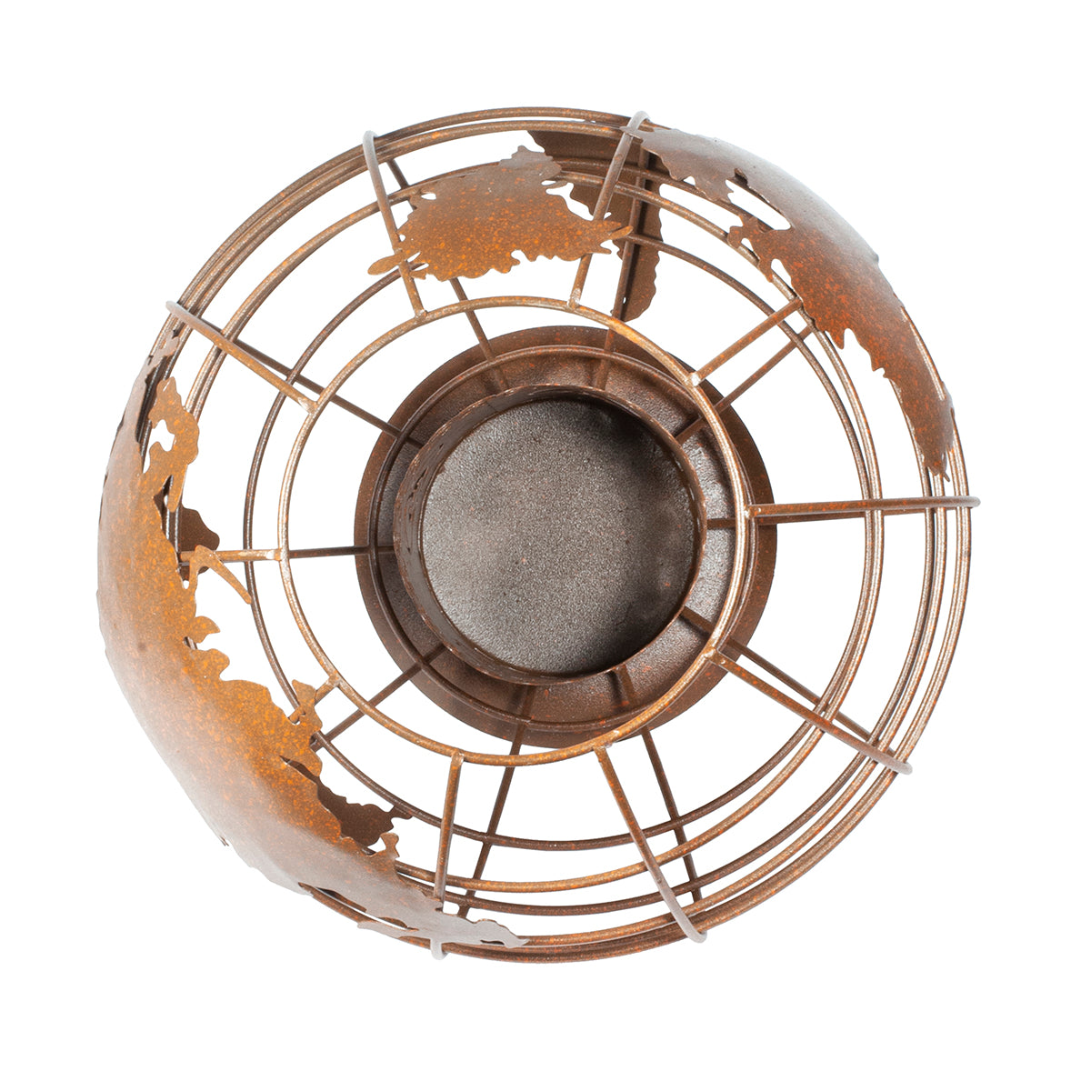 EchoFlame Meridian Fireplace - Rust