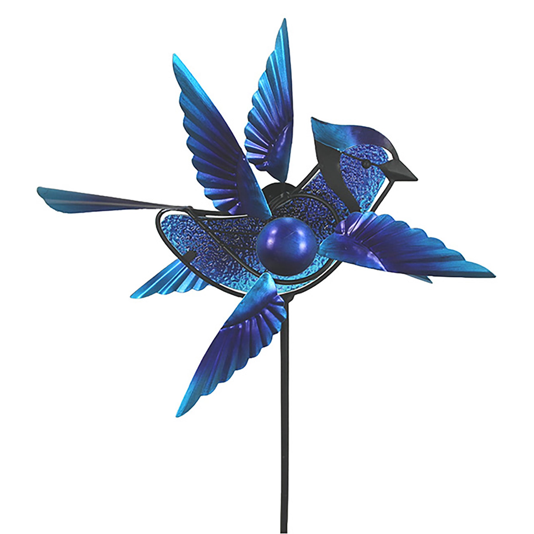 Dual-Motion Pinwheel - Blue Jay