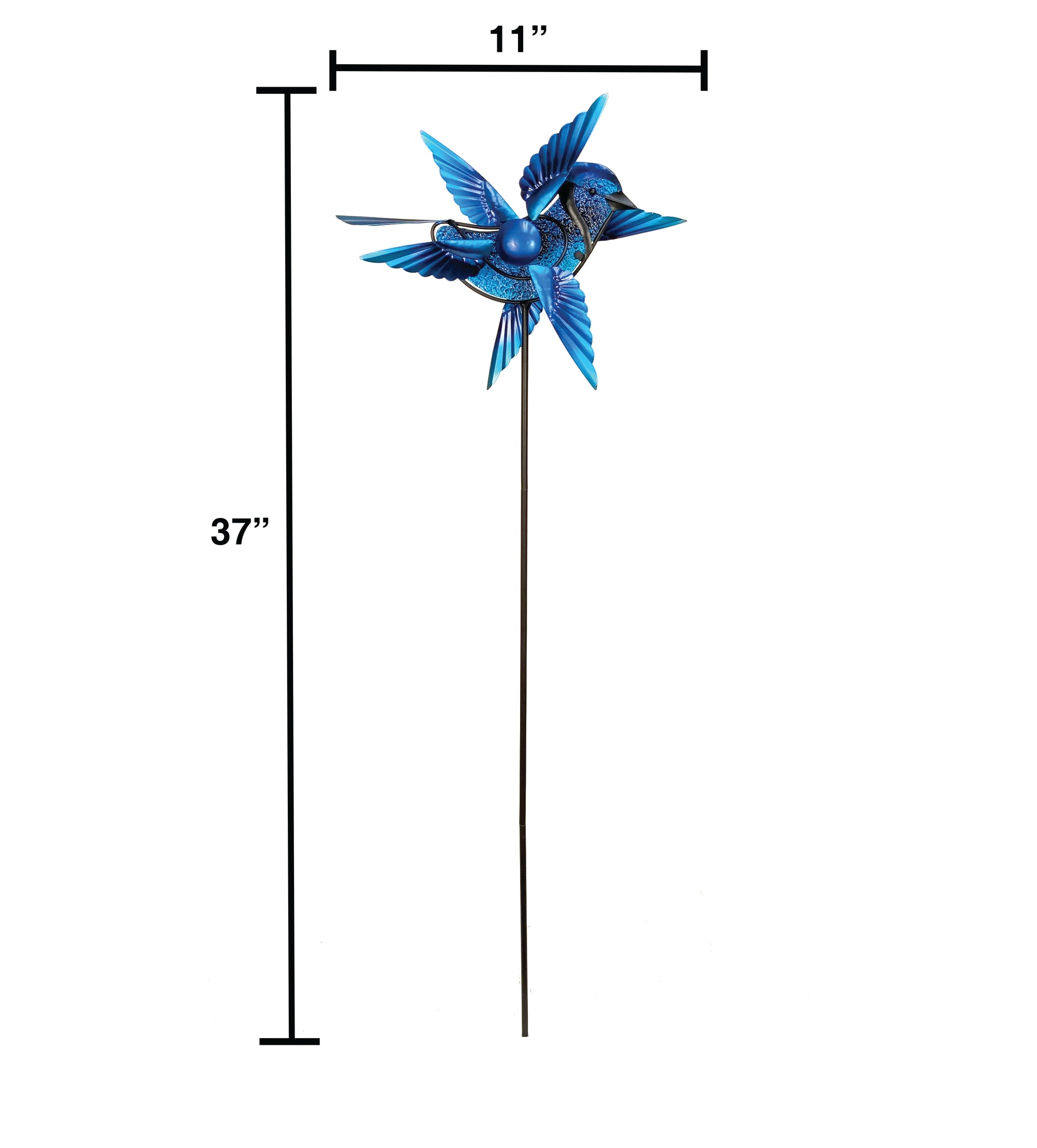 Dual-Motion Pinwheel - Blue Jay