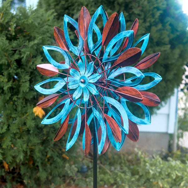 Echo Valley 4353 W Illuminarie Leaf Dual-Motion Windwheel, 15.75 da 5 da 114 ,3 cm Echo Valley 4353 W Illuminarie Leaf Dual-Motion Windwheel, 15.75 da 5 da 114 ,3 cm
