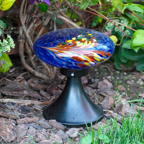 LunaLite™ Solar Toadstool - Blue - EchoValley.com