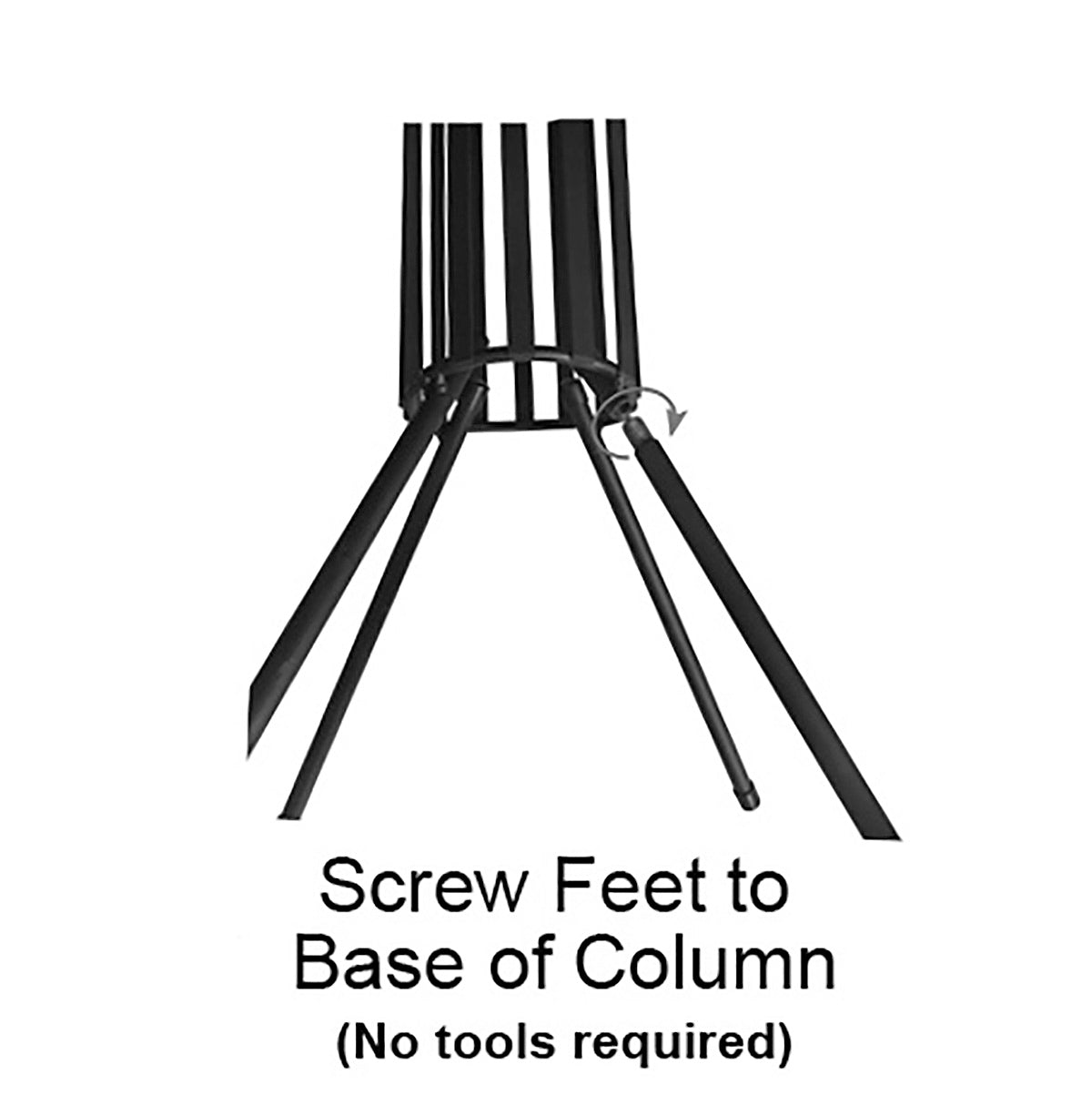 Column Globe Stand - KD