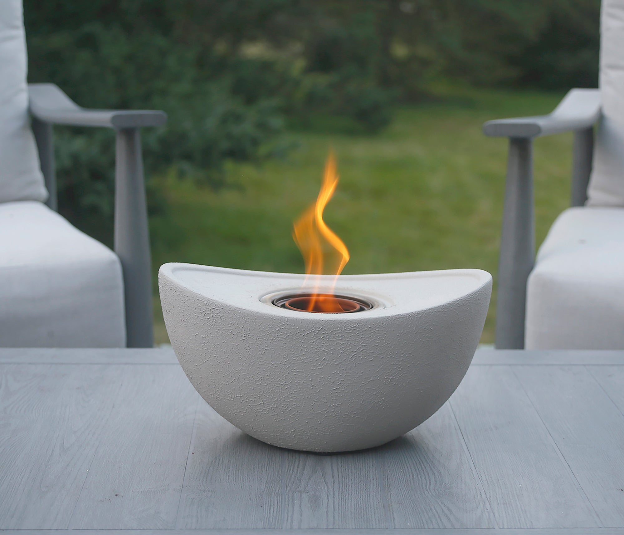 EchoFlame - Bari Accent Fireplace