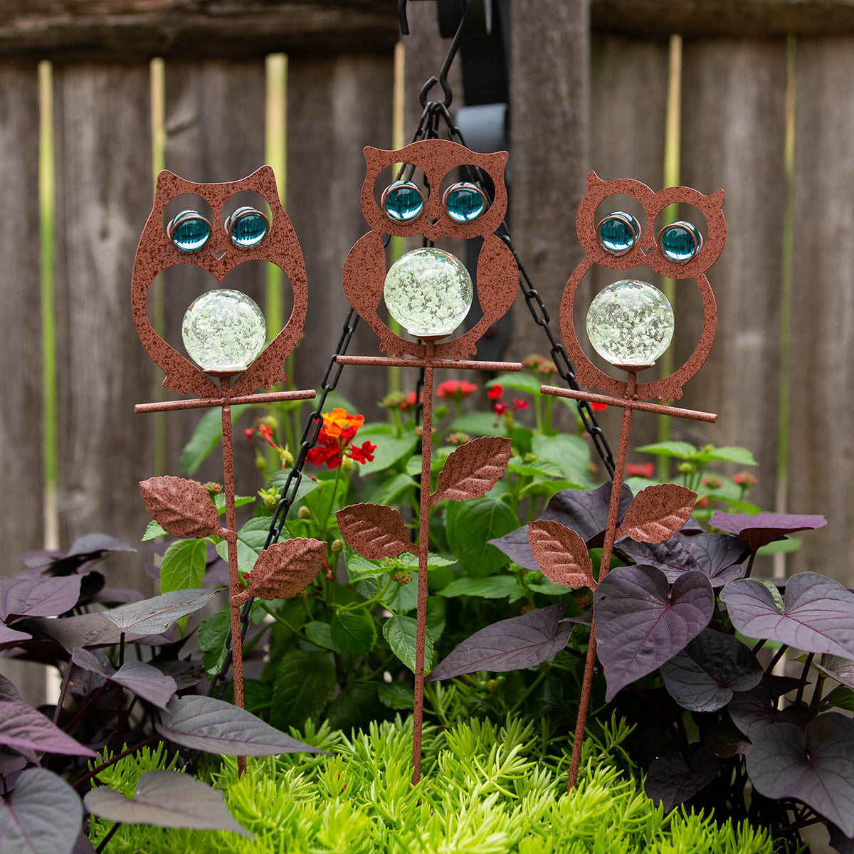 Illuminarie Owl Pot Sticker 3pk