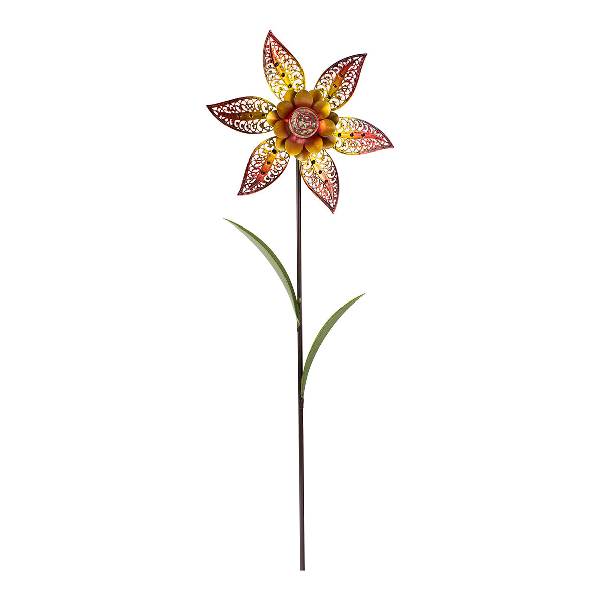 Filigree Flower Pinwheel - Sunburst