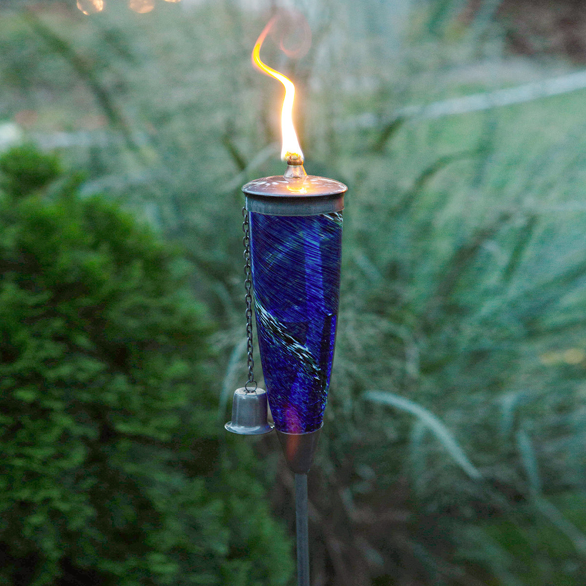 Genesis Patio Torch (Blue Swirl)