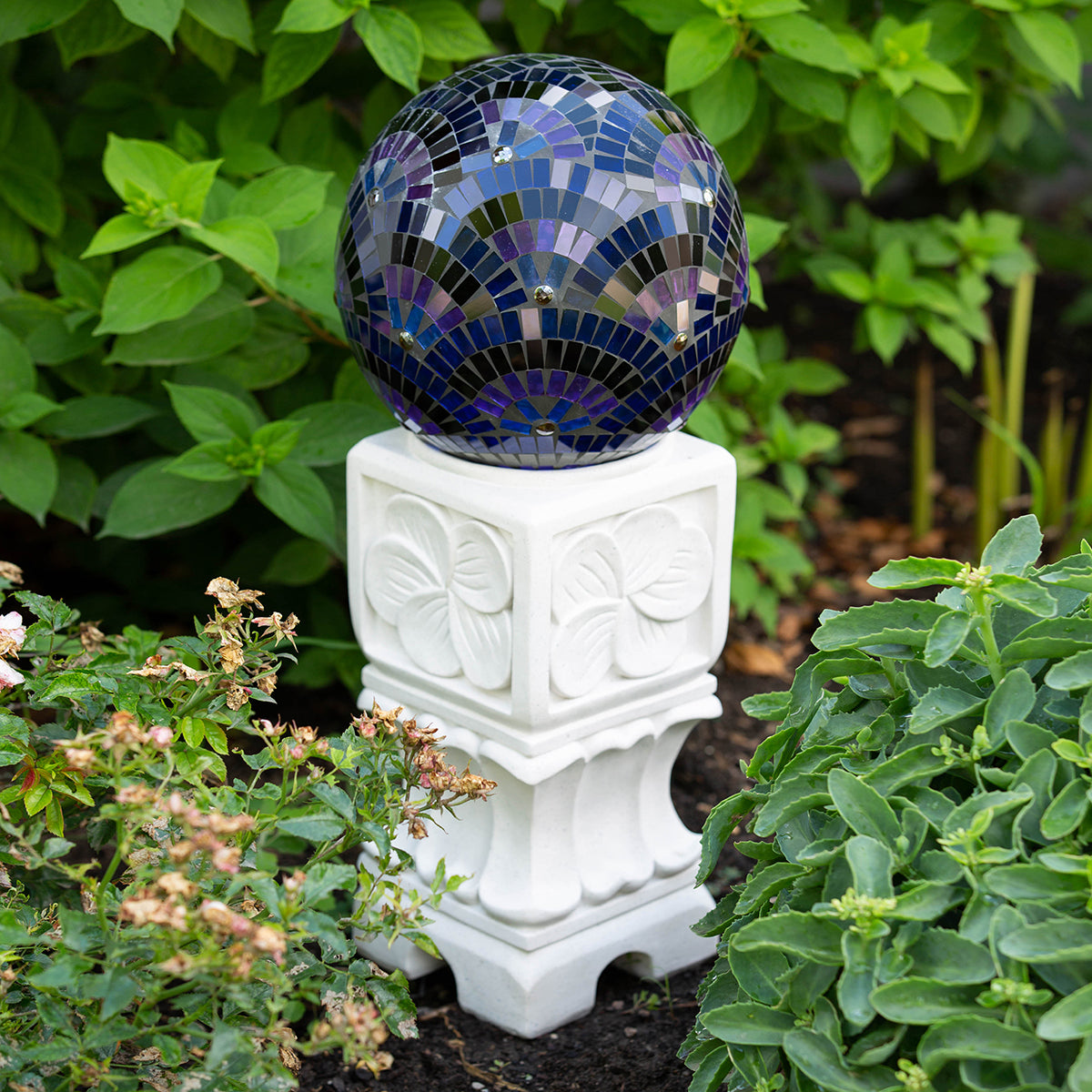 Lotus Globe Pedestal