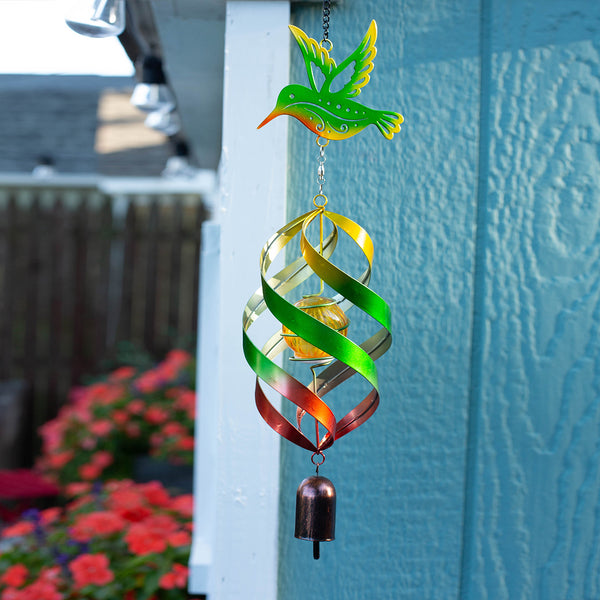 Hummingbird Windweaver Solar Spinner - EchoValley.com