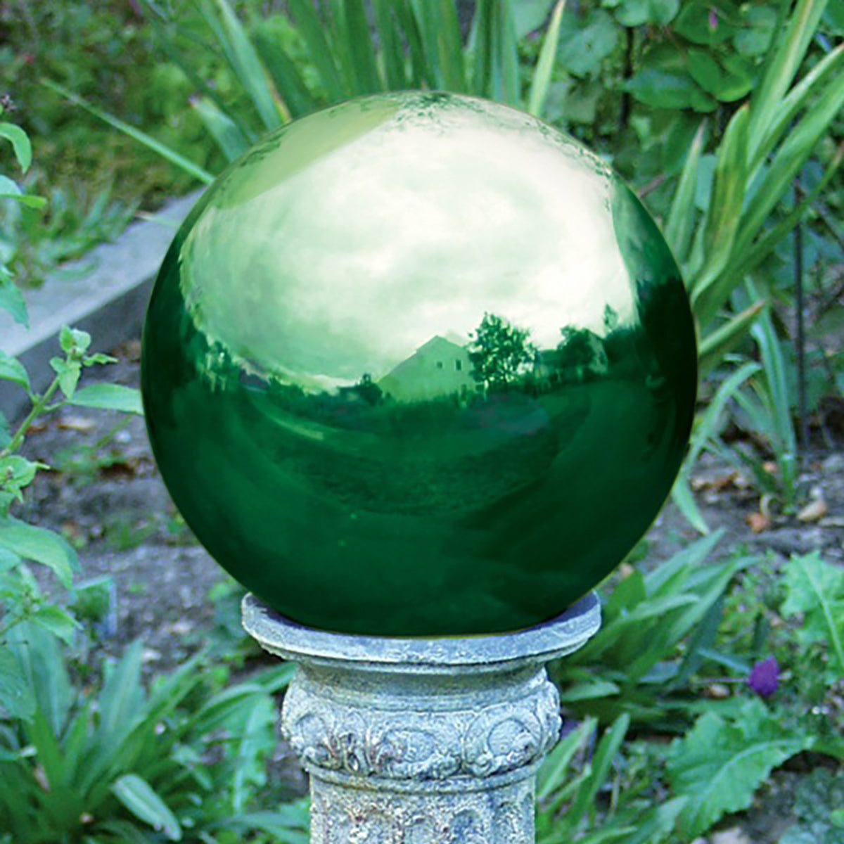 10" Green Gazing Globe