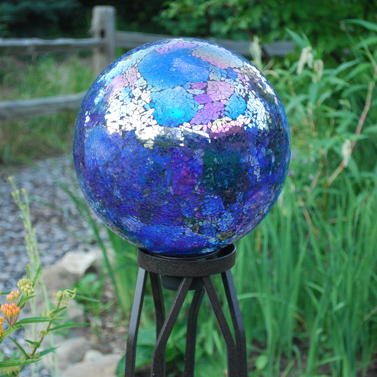 10" Arco Iris Mosaic Gazing Globe