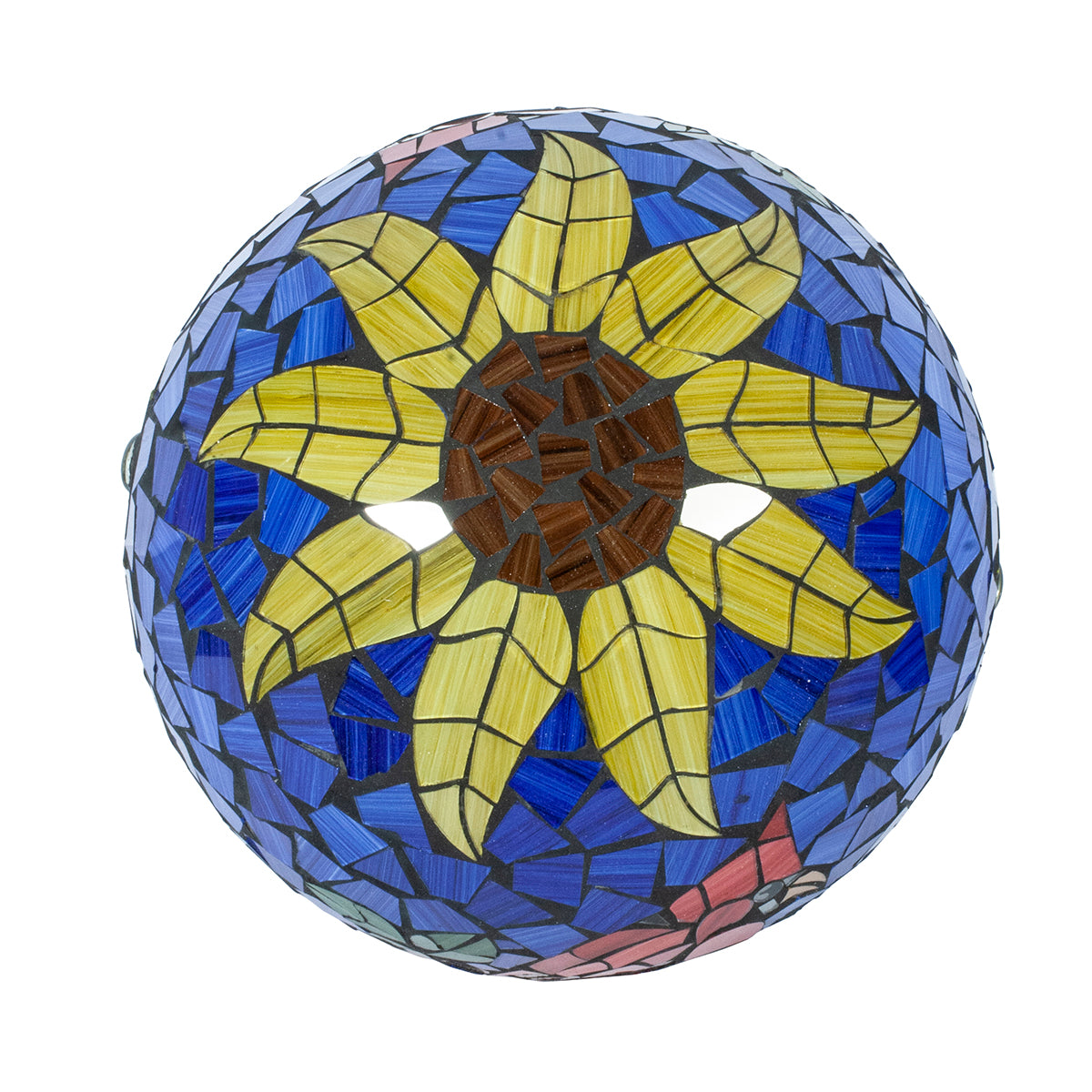 10" Mosaic Cardinal Gazing Globe