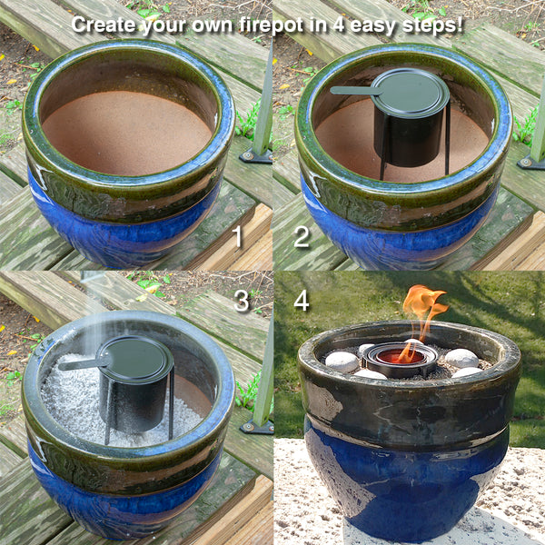 廃盤UNIFLAME CHARCOAL FIRE POT EchoFlame Fire Pot Kit - EchoValley.com